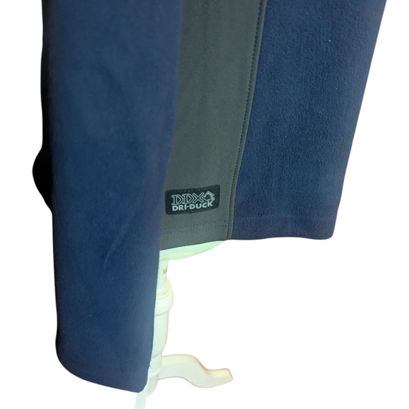 Dri-Duck 9346 Pulse Quarter Zip Jacket Navy/ Gray NWT Sz S - Picture 3 of 10
